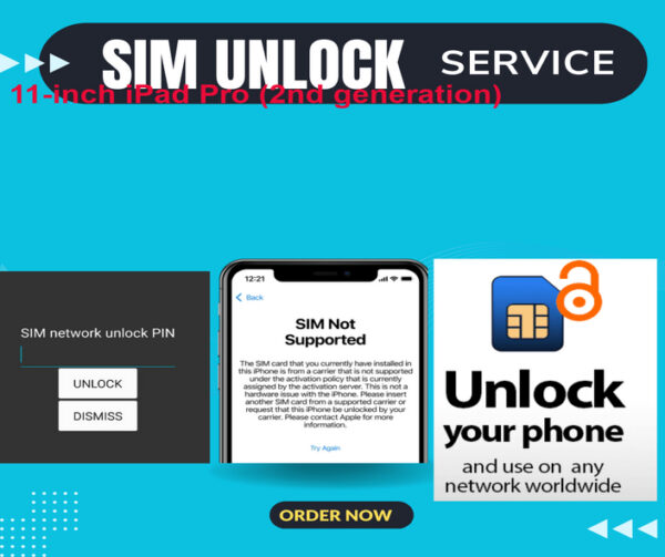 sim unlock service 11-inch iPad Pro (2nd generation)